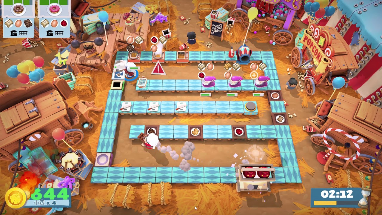 【overcooked2】carnival of chaos 3-1 duo 3756