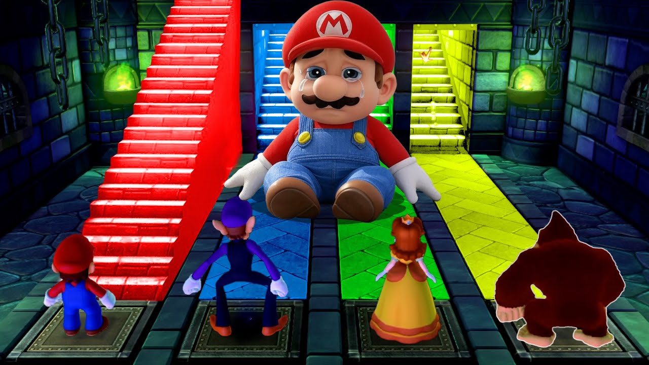 Mario Party 10 Minigame Battle - Mario Vs  Waluigi Vs Daisy Vs DonkeyKong (Master Difficulty)