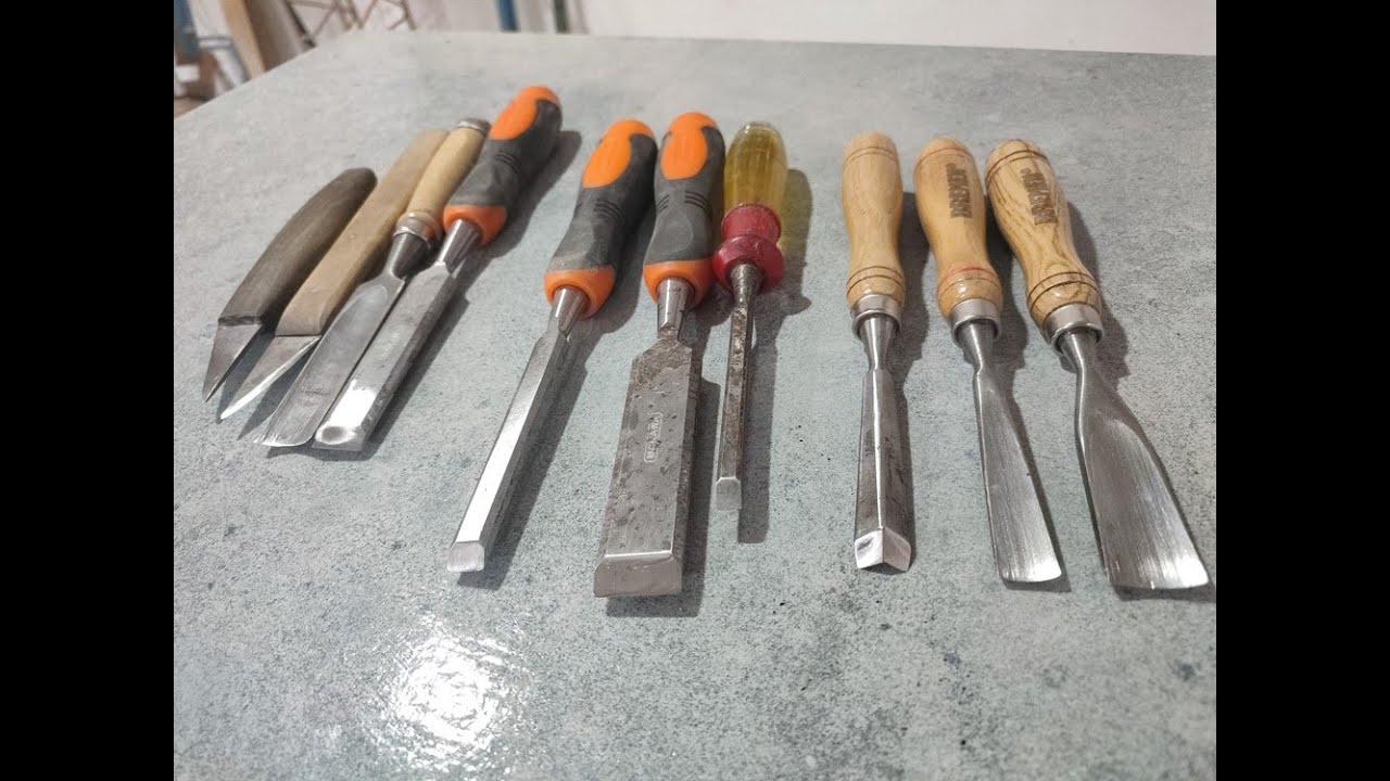 Afilado de gubias formones