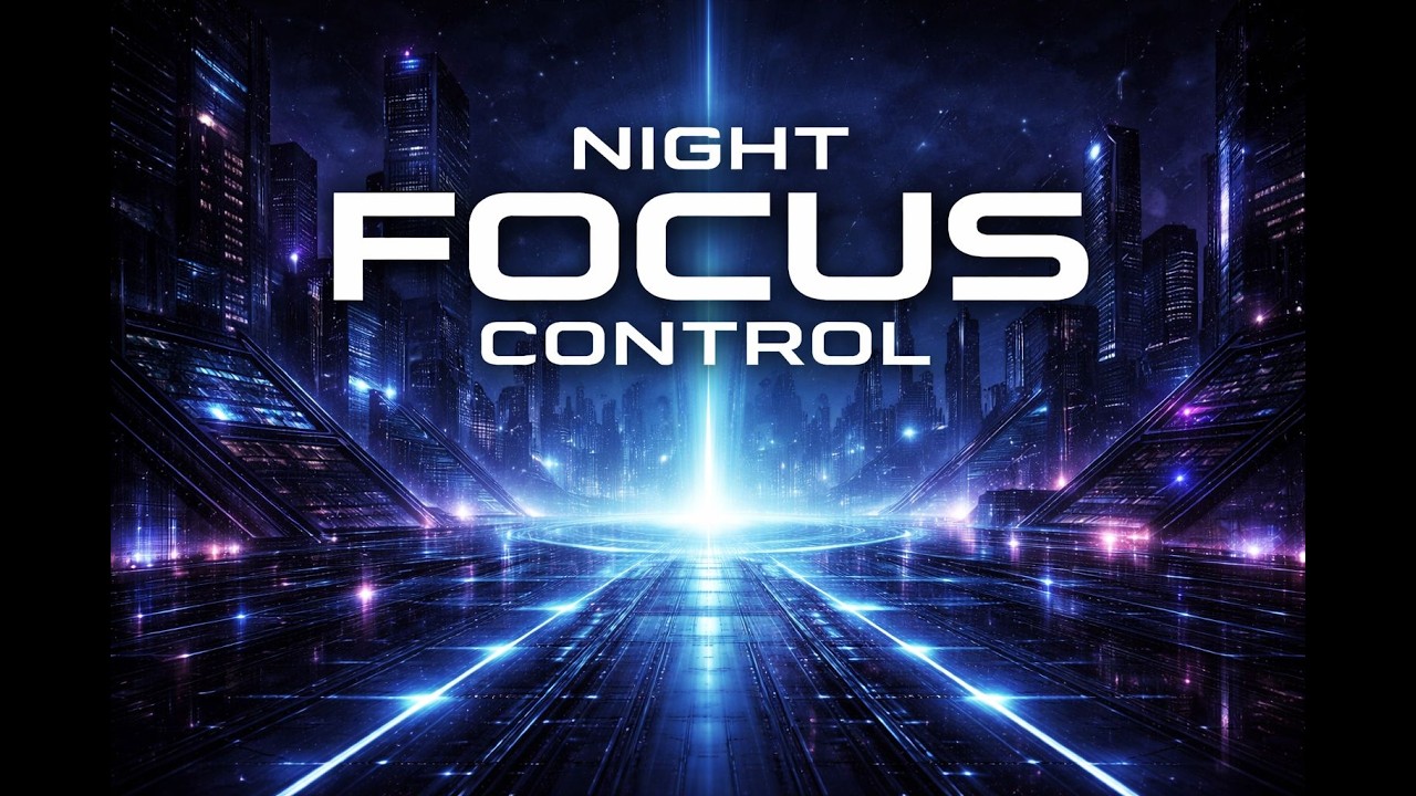 Night Focus Control – Isochronic Techno  3 Hour Focus Mix