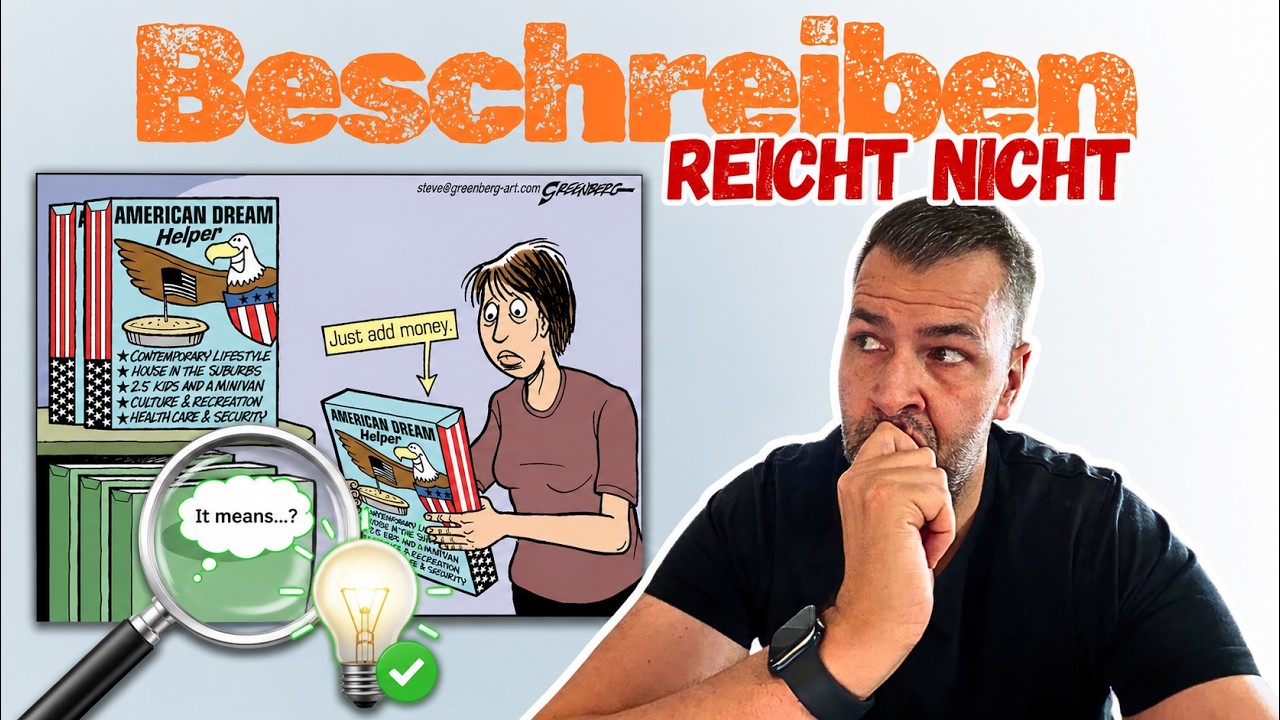 Cartoon-Analyse Englisch – Methode, Strategien & Beispiel für Oberstufe und Abitur