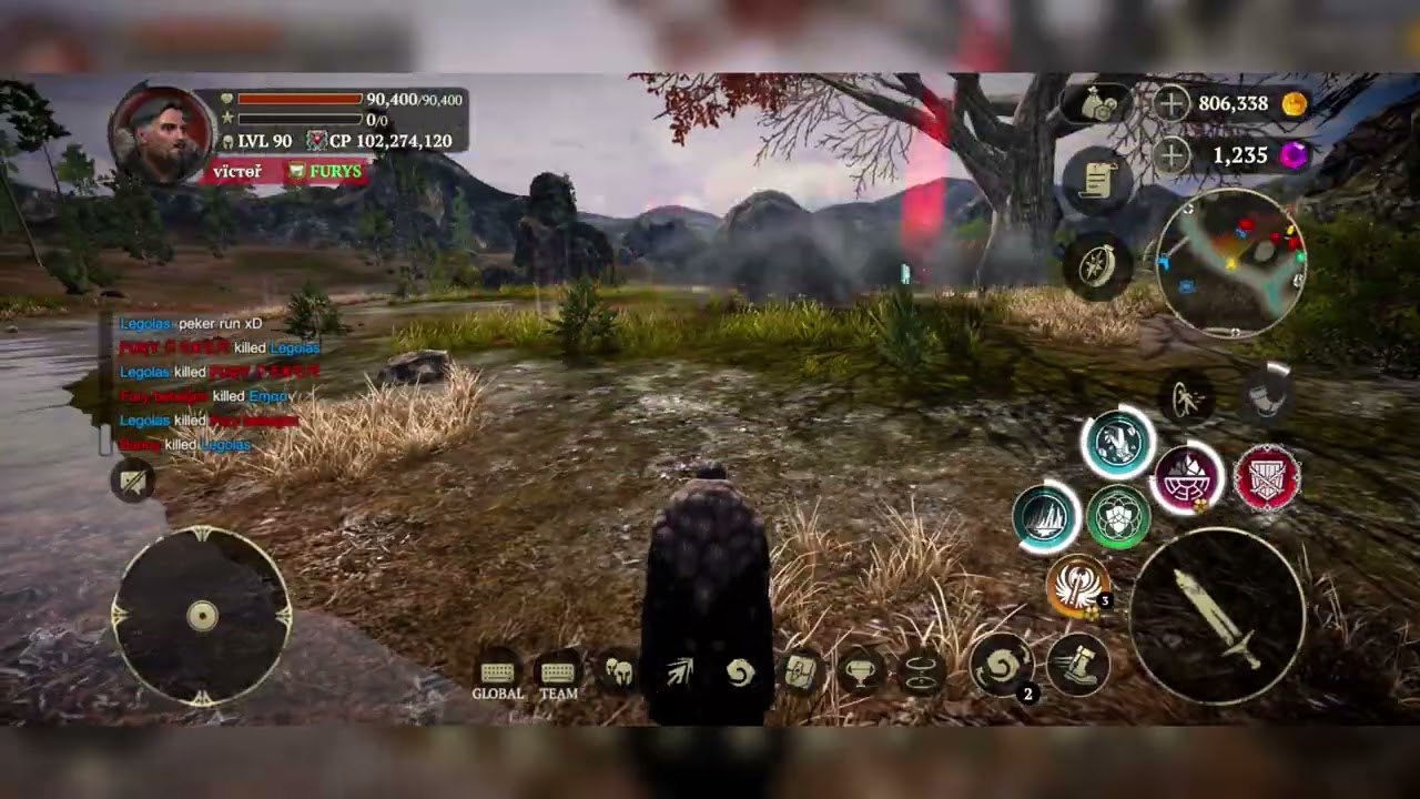 Evil Lands PvP : Trash Ice Mage Initial g base trying bug 