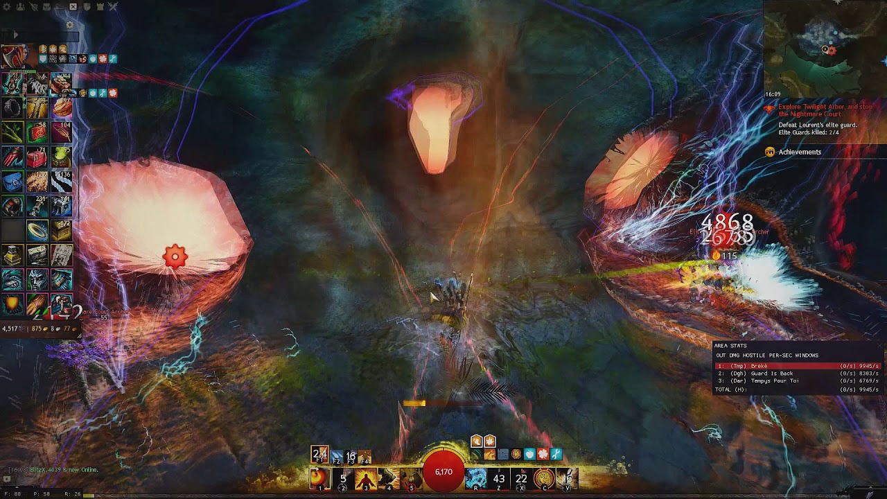 Gw2: Trio Twilight Arbor Forward 5:56 | Ele PoV