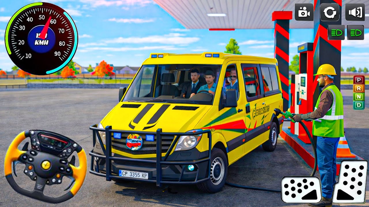 Real Offroad VAN Driving 2026: Вождение городского фургона 😍 3D-игра-симулятор мини-фургона - гей...