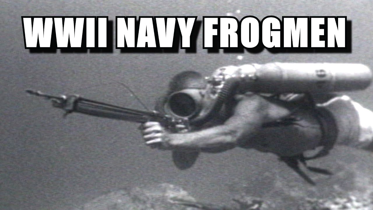 RARE WWII Footage Reveals Secrets of Underwater Demolition By Navy Frogmen