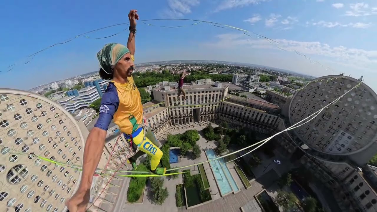 WORLD'S FASTEST HIGHLINERS! Vidal (Brazil) vs Jef (Belgium)