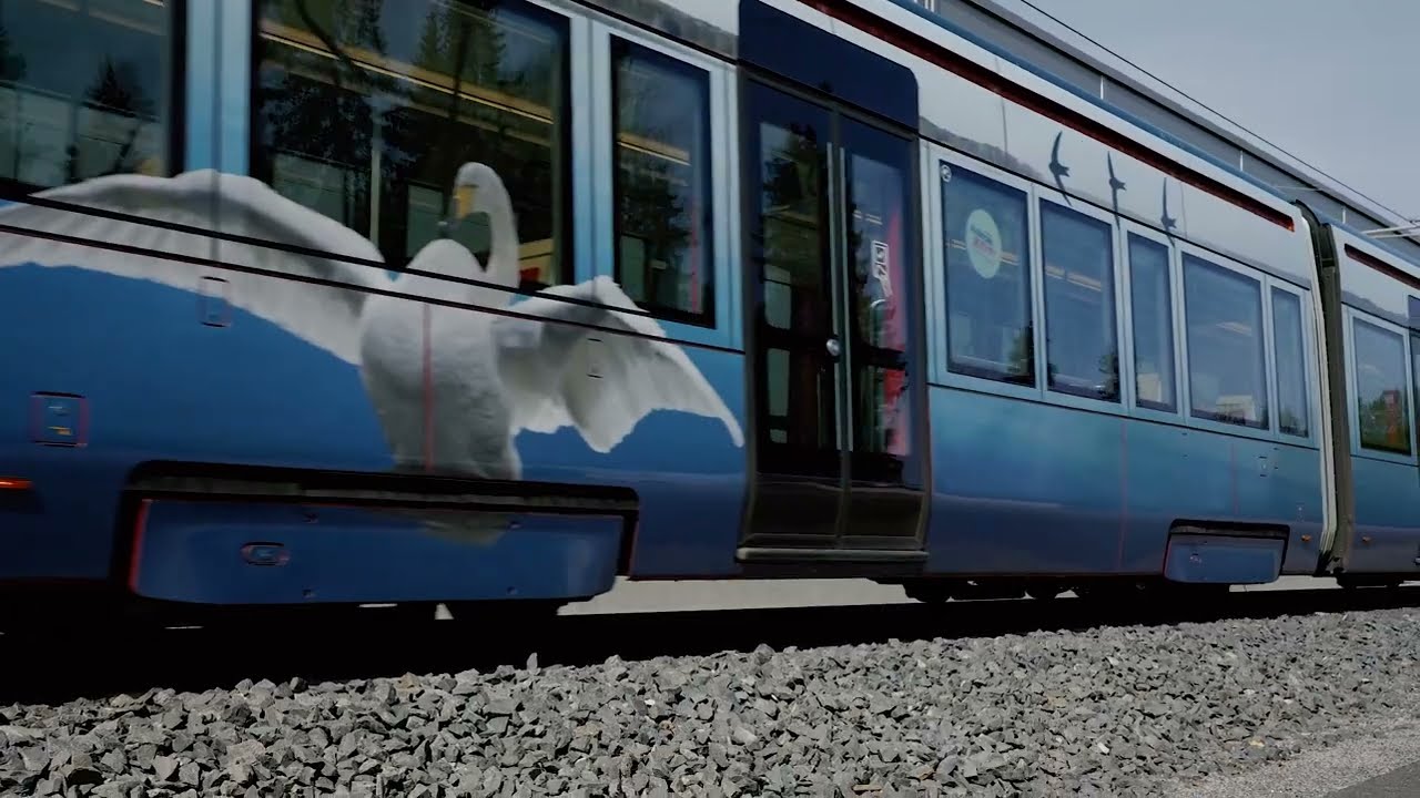 Tampereen taideratikka -  Tomi Ivalon teos Matkalla järvien välissä
