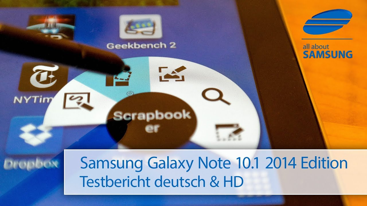 Samsung Galaxy Note 10.1 2014 Edition SM-P605 Review Testbericht deutsch HD