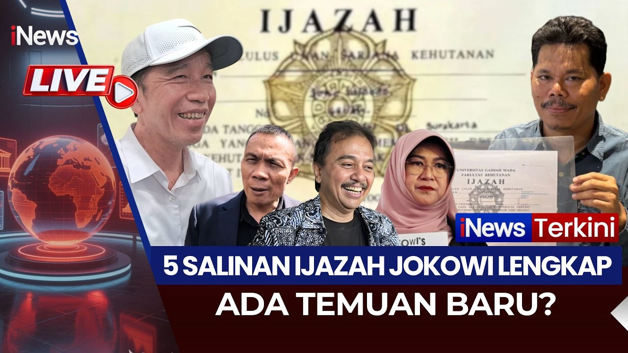 🔴[LIVE] 5 SALINAN IJAZAH JOKOWI LENGKAP, ADA TEMUAN BARU? | (20/02)