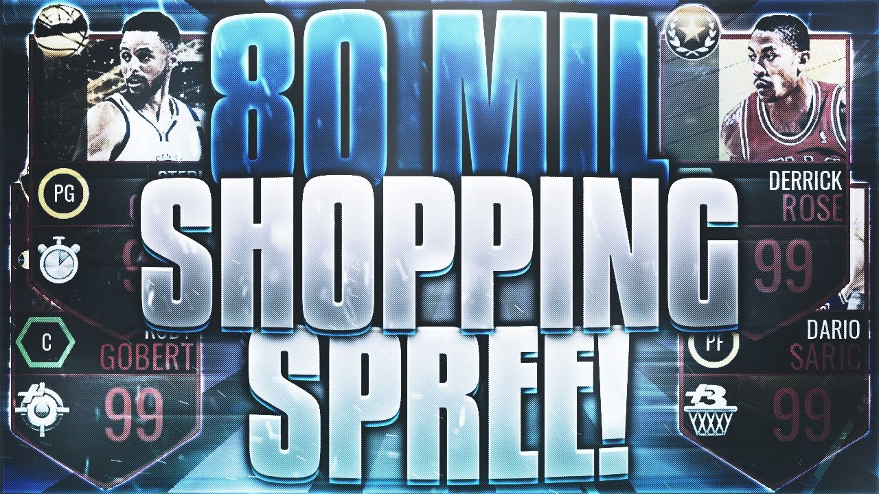 80 MIL COIN NBA LIVE MOBILE SHOPPING SPREE! UPGRADING TEAM TO A 98 OVR FRANCHISE! 30 MIL COIN CARD!!