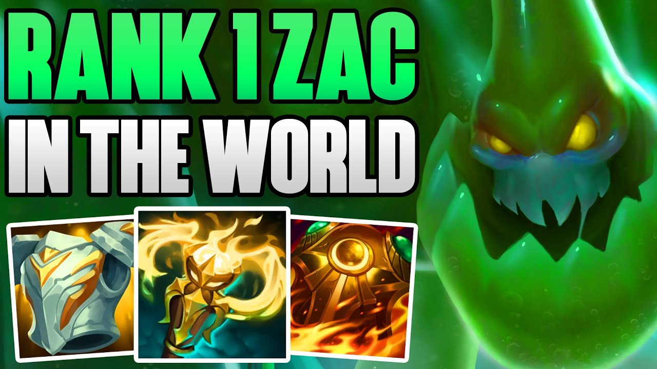BEST ZAC IN THE WORLD DOMINATES CHALLENGER! | CHALLENGER ZAC JUNGLE GAMEPLAY | Patch 13.16 S13