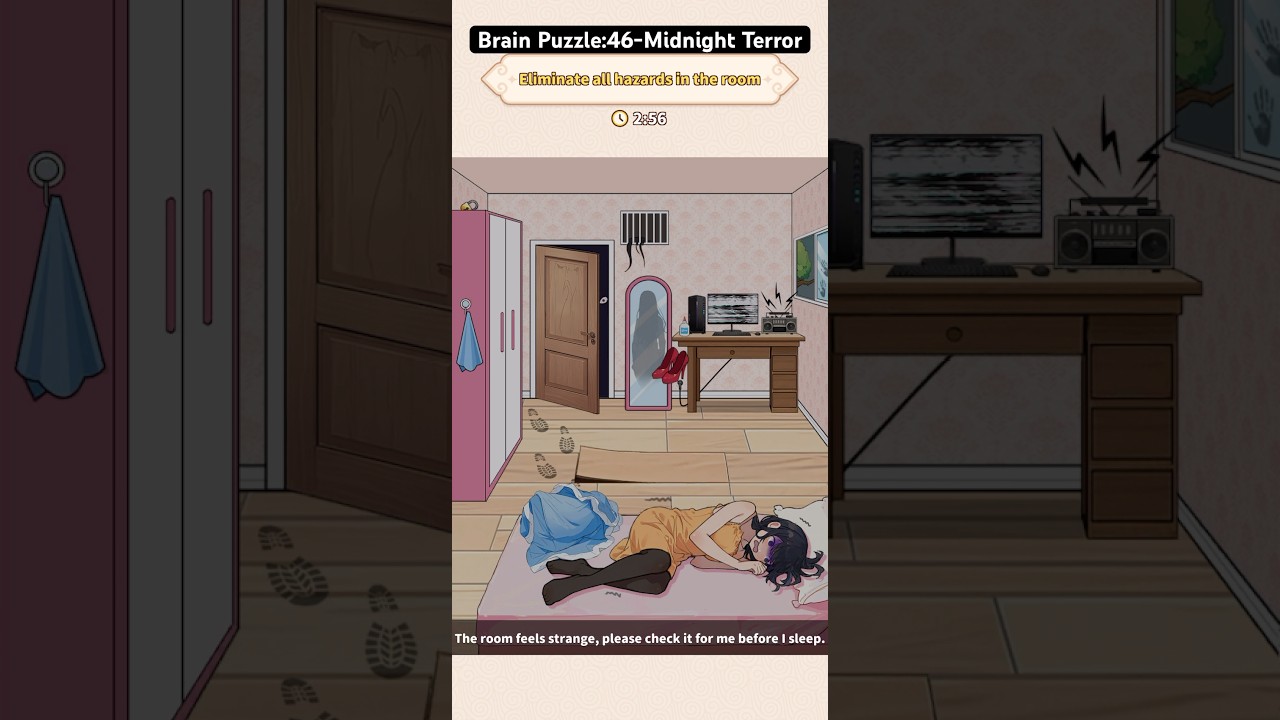 Brain Puzzle:Tricky Quest - Level 46 - Midnight Terror