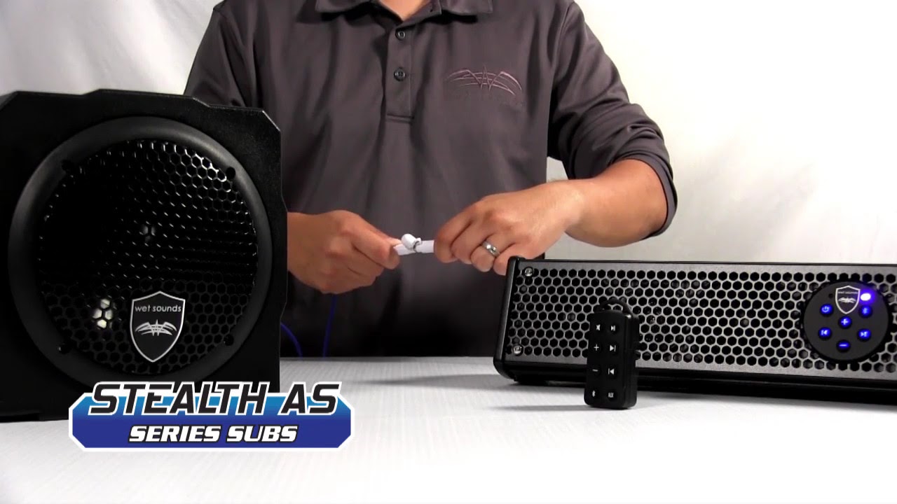 AS Sub Series and Wet Sounds Sound Bar connect