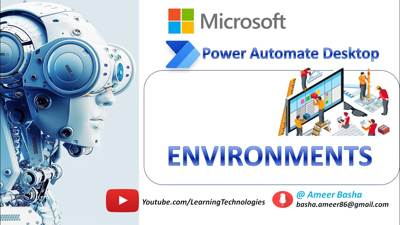 Power Automate Desktop || Как узнать о средах (создание и переключение между средами)