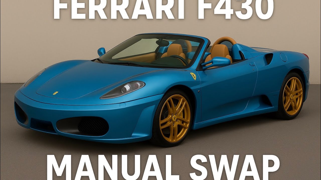 Ferrari F430 manual transmission conversion