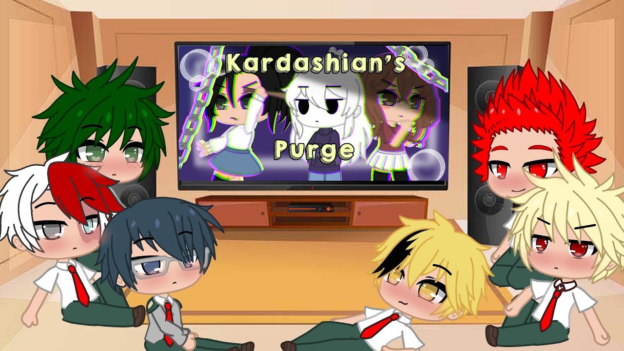 Mha boys reacts to Kardashians ft: y/n ||Gacha club|| harem