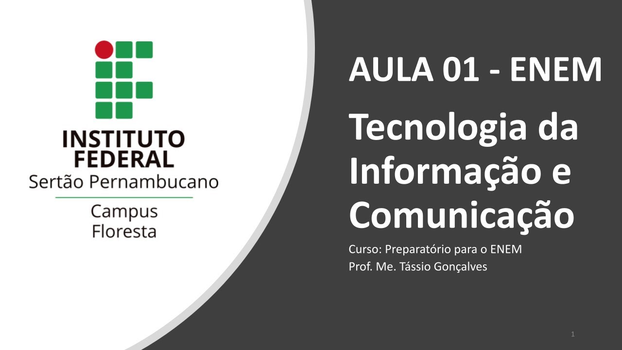 #ENEM - Resolução de Questões de Tecnologia da Informação e Comunicação - TIC, Software e Internet