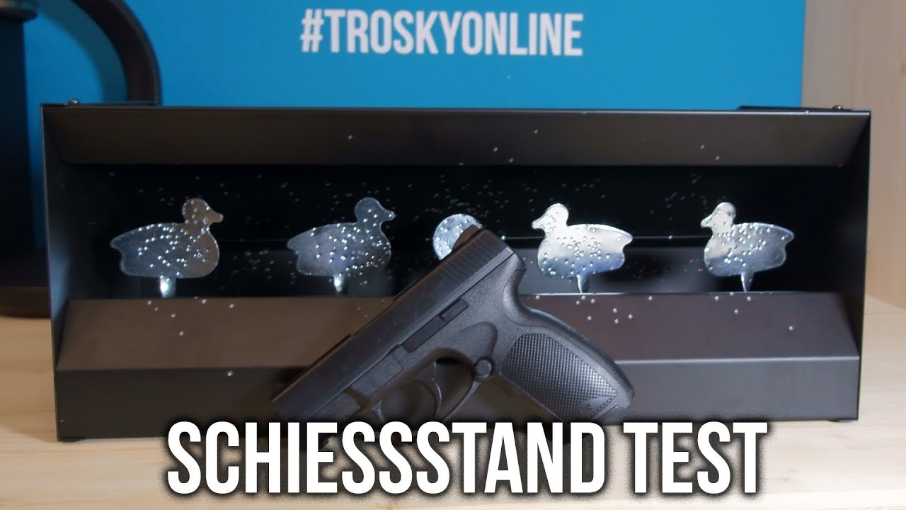 Schießstand im Test | Kugelfang Zielscheiben Scheibenkasten Entenkasten Review