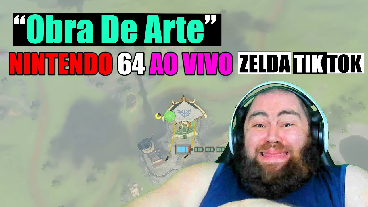 ZELDA TOTK NINTENDO 64 AO VIVO