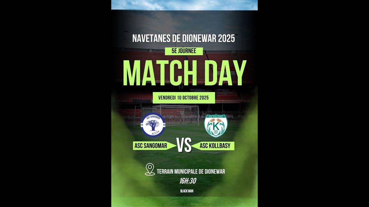 DIONEWAR Tv direct Match Asc Sangomar Vs Asc Kolbasi