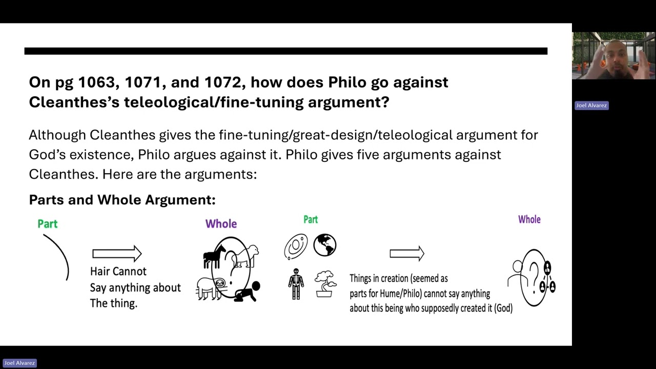 Recorded Lecture Video on Hume Skepticism towards God's Existence and The Chinese Proverb