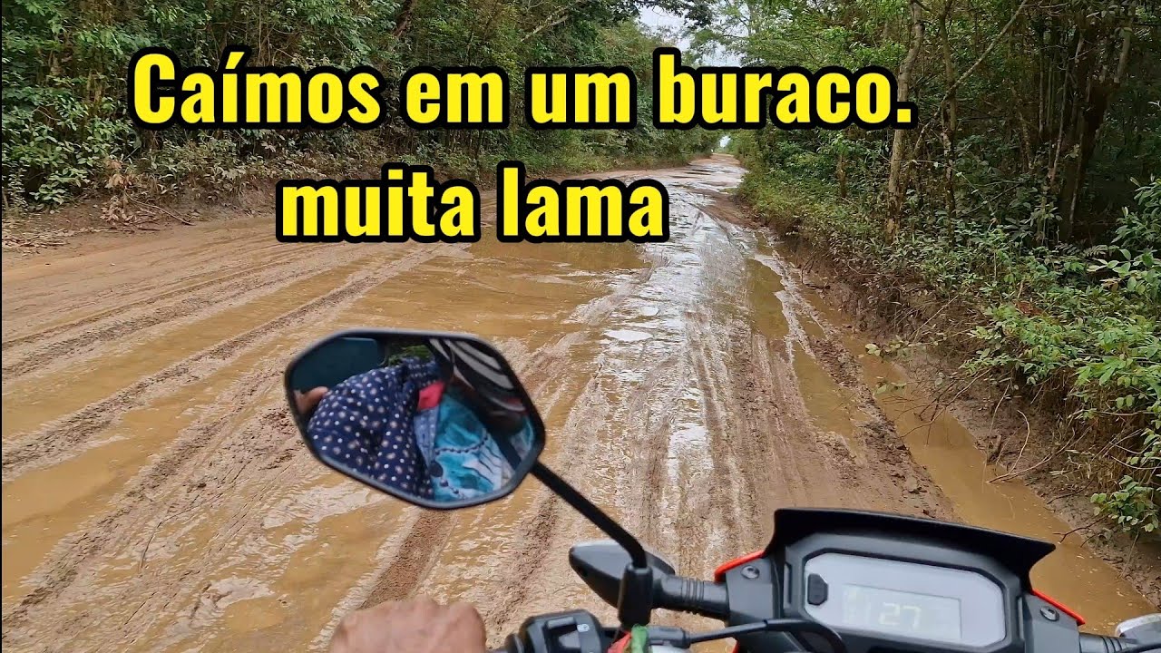 Indo pra casa de mainha, muita lama