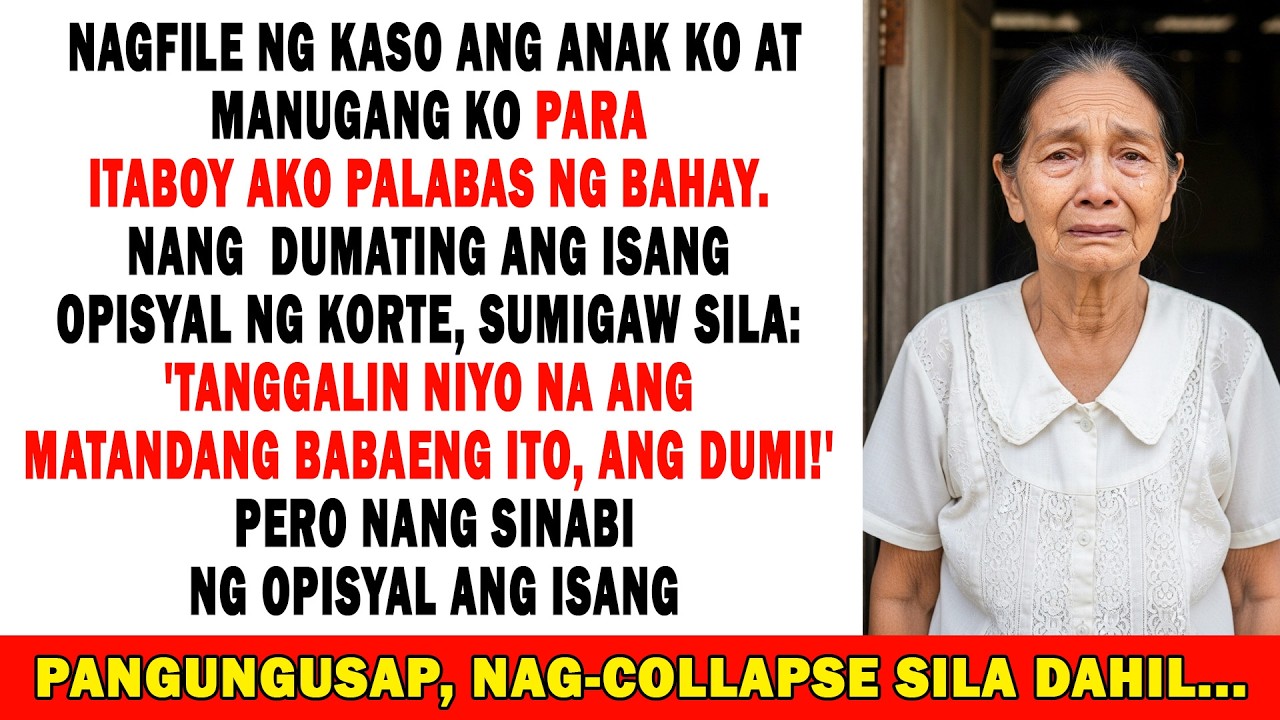 Nag-File Ng Kaso Ang Anak Ko Para Paalisin Ako Sa Bahay. Isang Sinabi Lang Ng Abogado, Napako Siya..