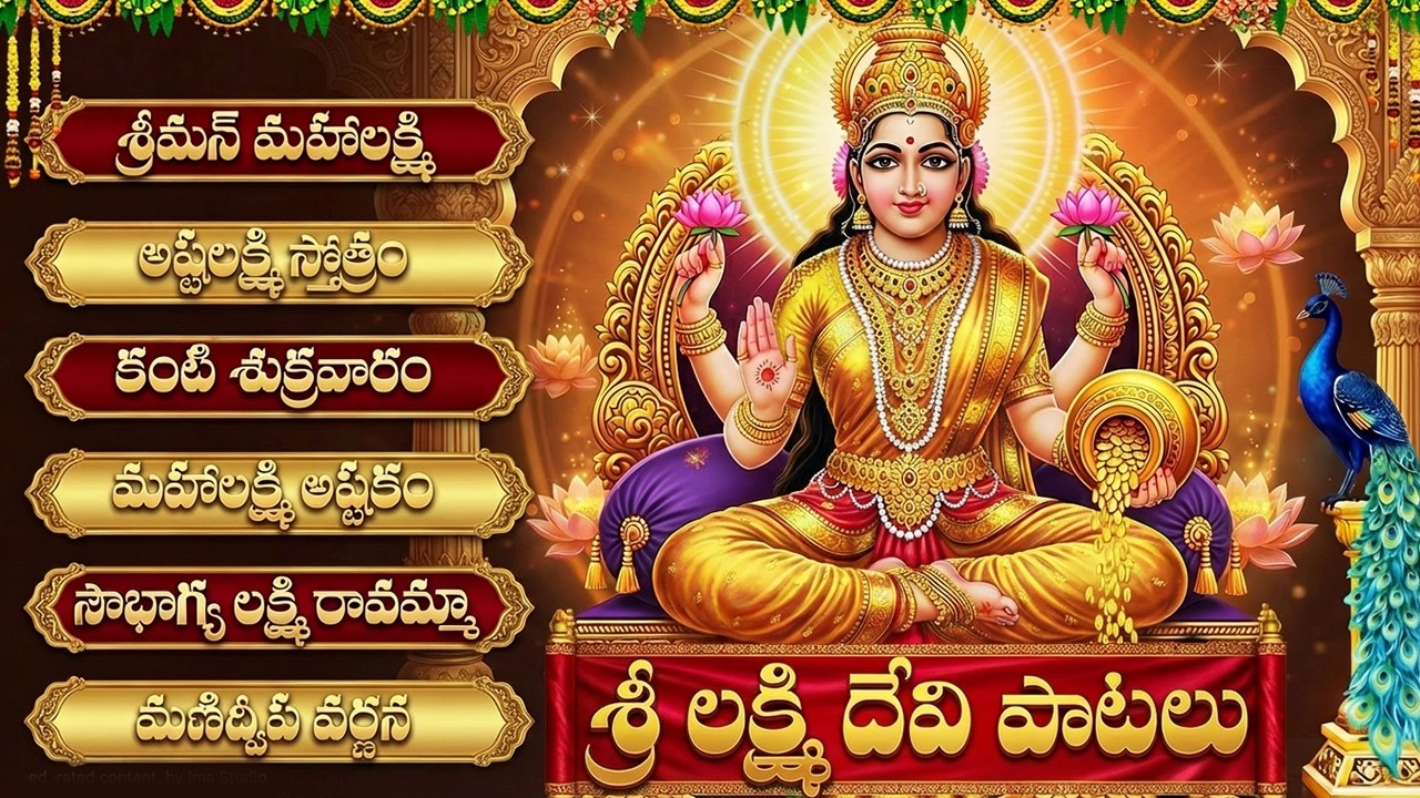 శ్రీ లక్ష్మీ దేవి భక్తి పాటలు | Lakshmi Ashtothram | Friday Special Lakshmi Devi Songs Telugu