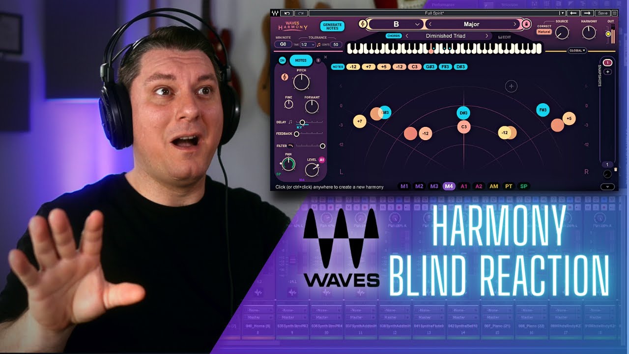 Waves Harmony Blind Reaction | Review