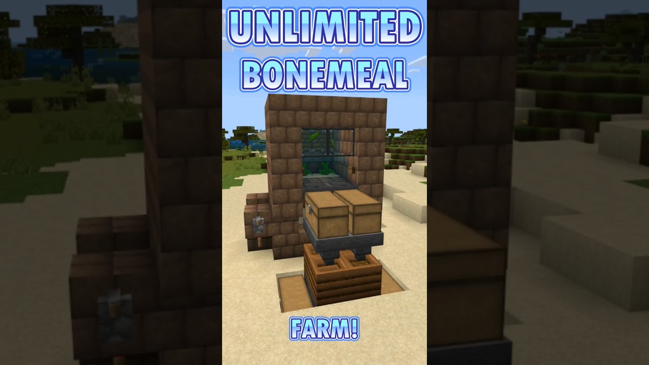 UNLIMITED BONE MEAL Farm! Minecraft Bedrock 1.20 Survival Let's Play