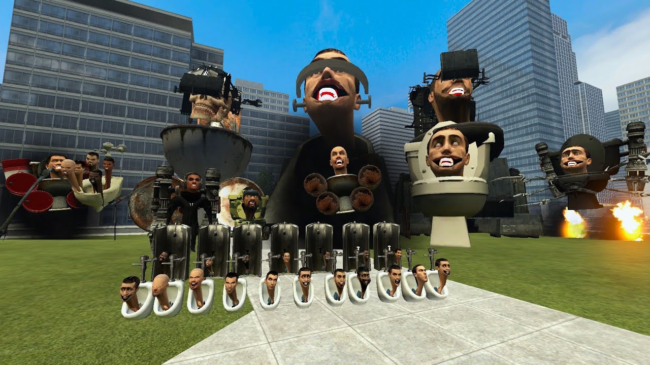 New skibidi toilet 73 Ultra Realistic they set up an ambush for tv man  in Garry's Mod!