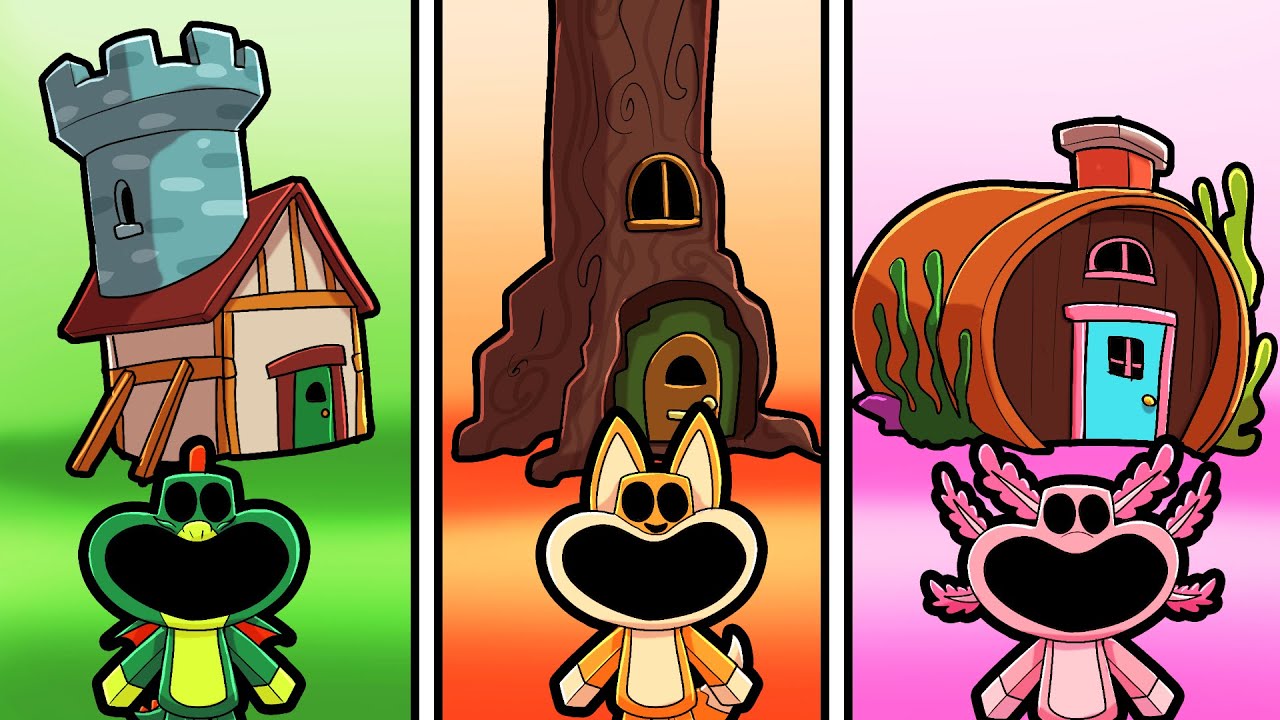 ¡NUEVOS SMILING CRITTERS en Poppy Playtime! (Dragón Fruta, AxelBubble, Fix it Fox)