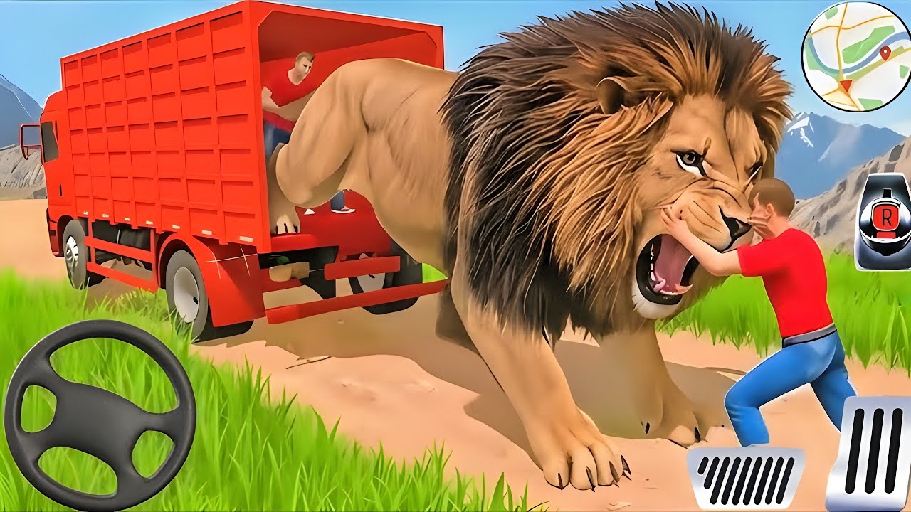 Animal Cargo Truck Driving Game 3D - Animal Transport Cargo Truck 2024 - Android Gameplay