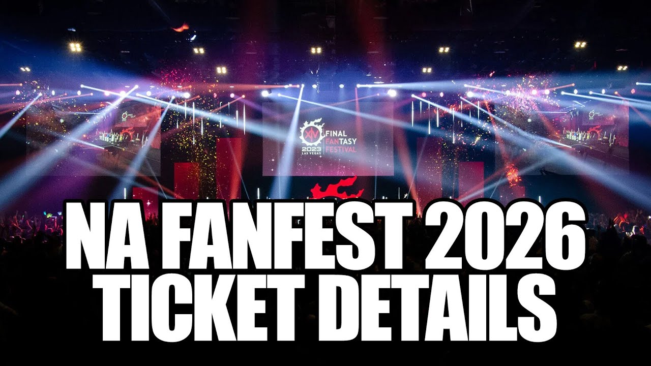Опубликована информация о билетах на FFXIV - NA Fan Festival 2026!