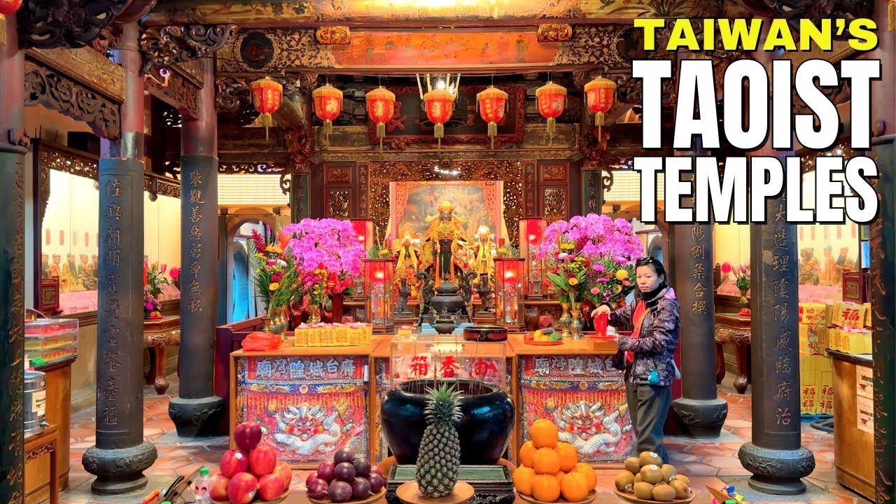 Exploring Tainan&rsquo;s Famous Taoist Temples in Taiwan | Travel Vlog