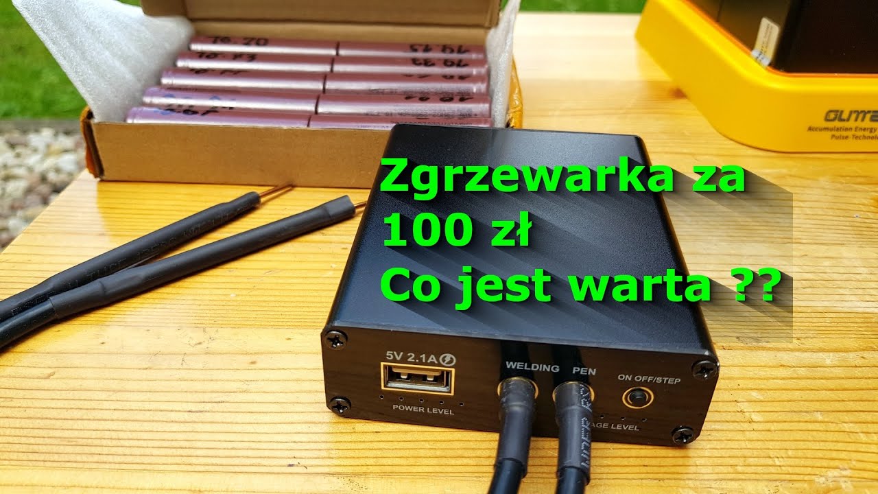 Zgrzewarka do blaszek niklowych za 100zł Czy sens to kupować ?;-). TEST Taniej Zgrzewarki 650Amp ;)