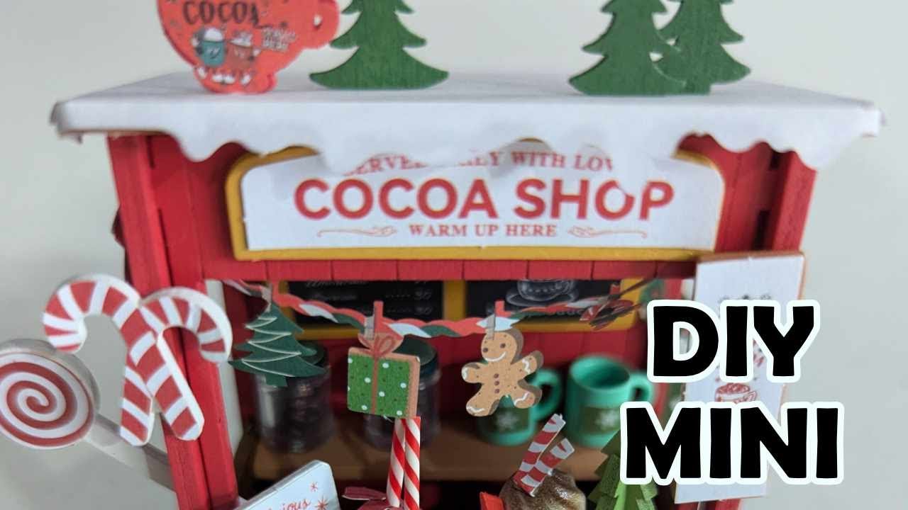 Rolife Cocoa Shop | Time-Lapse | DIY Miniature