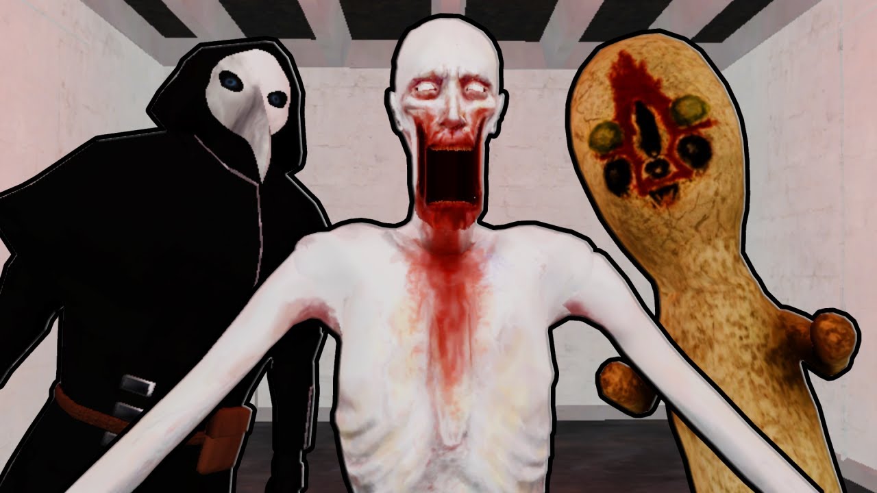 JUGANDO JUEGOS RANDOM DE SCP EN ROBLOX