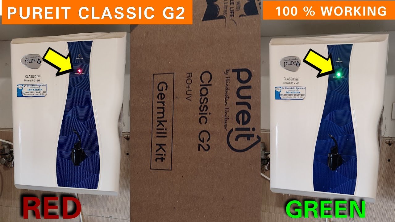 Pureit Classic G2 мигает красным индикатором | Мой Pureit Classic G2 перестал работать! Вот как я...