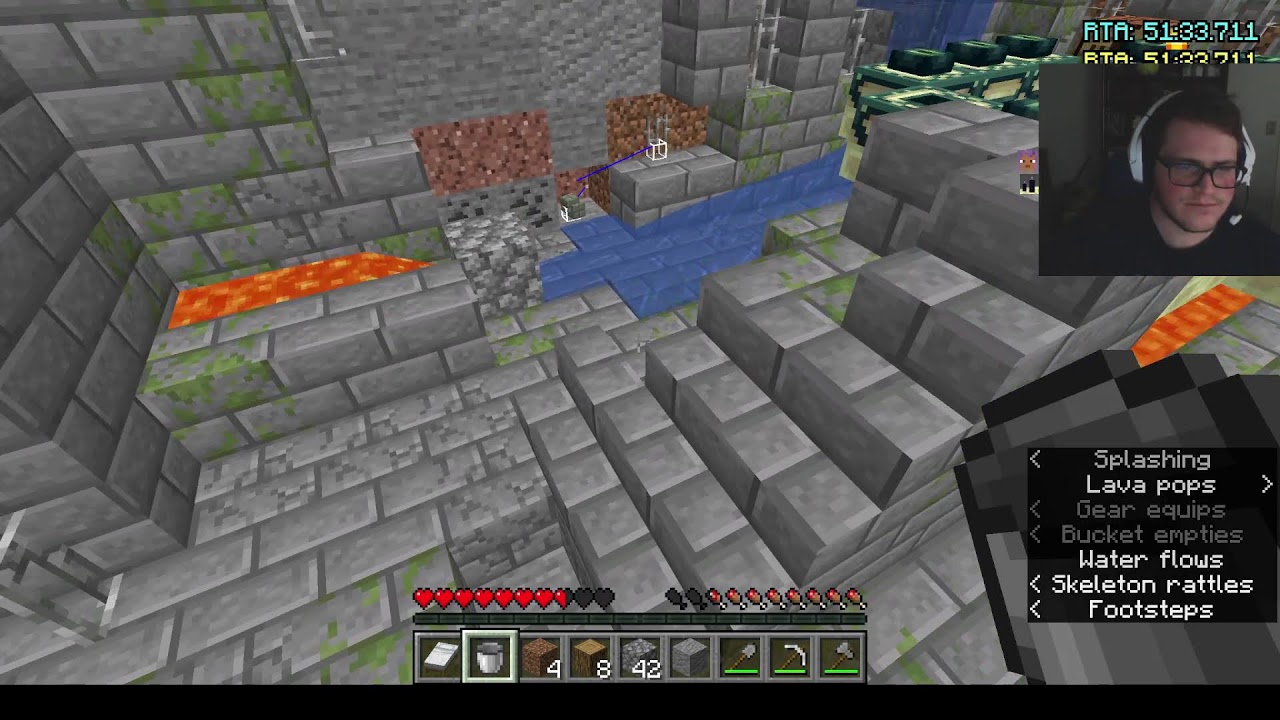 Just playing some MCSR and trying to practice and learn (Minecraft Speed Run Ranked)