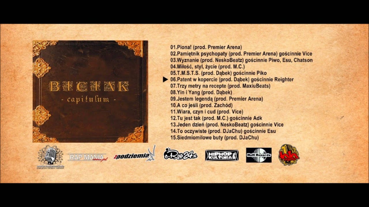 Biciak - 06.Patent w kopercie (prod. Dąbek) ft. Reighter [AUDIO]
