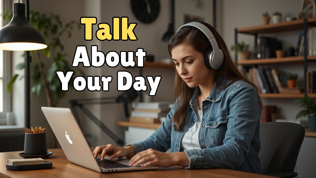Talk About Your Day; Improve Your ENGLISH Fluency Everyday with Fun Conversations!