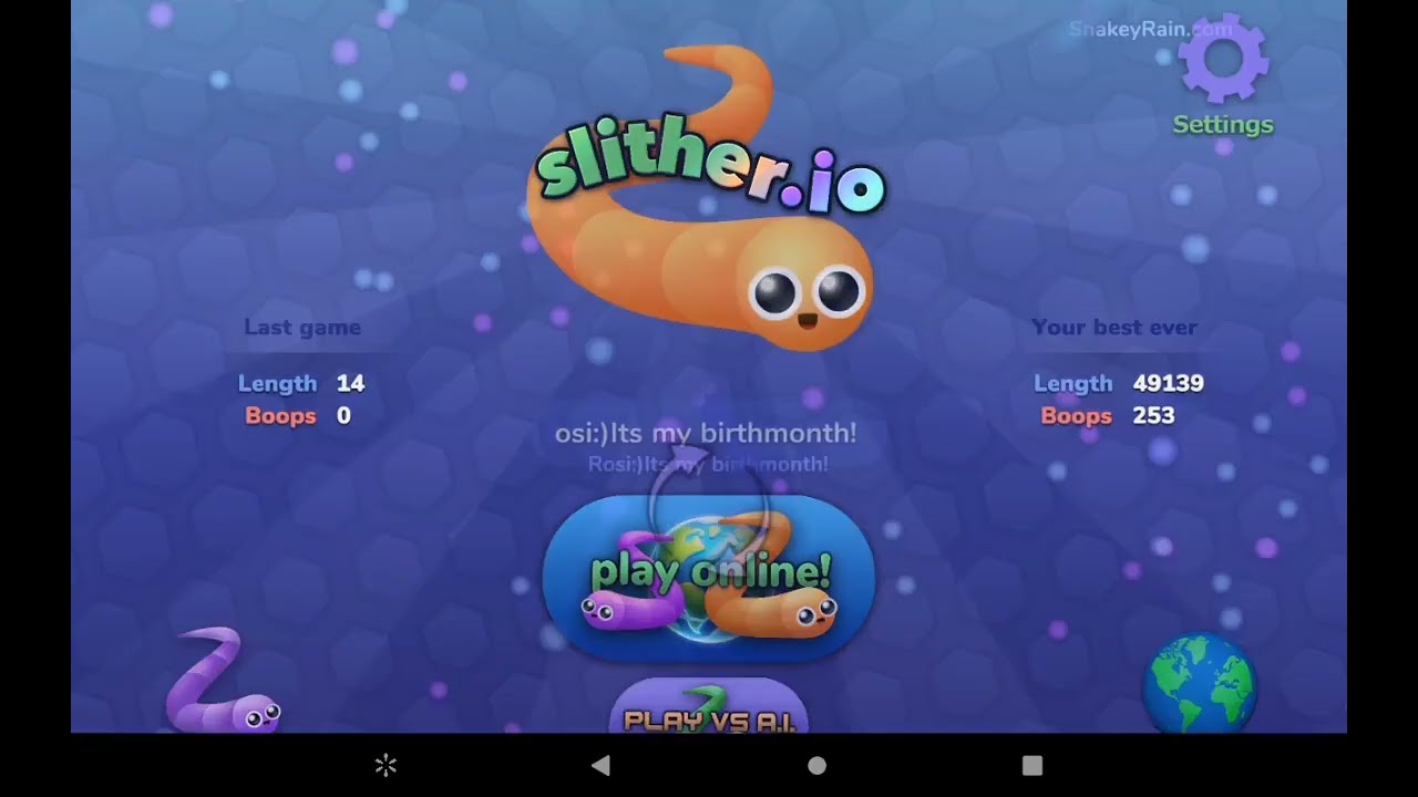Eating SNAKEYRAIN In 9259 (World's FRIENDLIEST Slither Server)