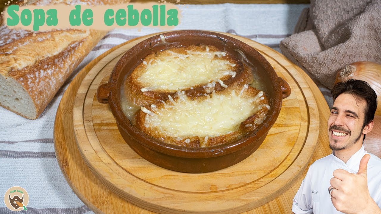 SOPA de CEBOLLA 100% VEGETAL