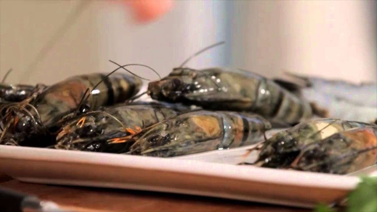 Grosse Crevettes au four sauce américaine (AUCHAN) avec Thomas Clouet