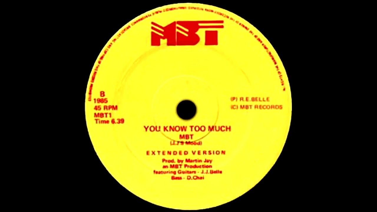 MBT - You Know Too Much (Dj ''S'' Rework)