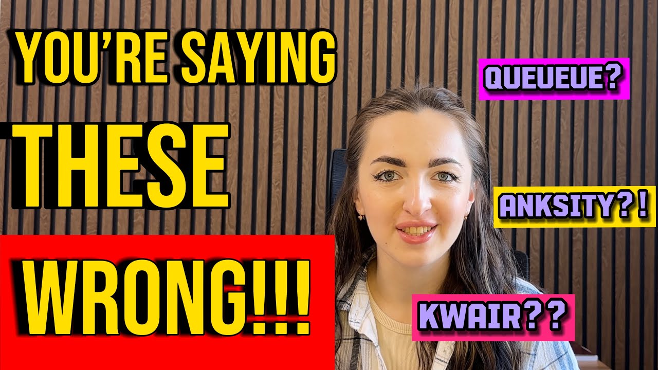 You’re Saying These 20 English Words WRONG | Fix Your Pronunciation!