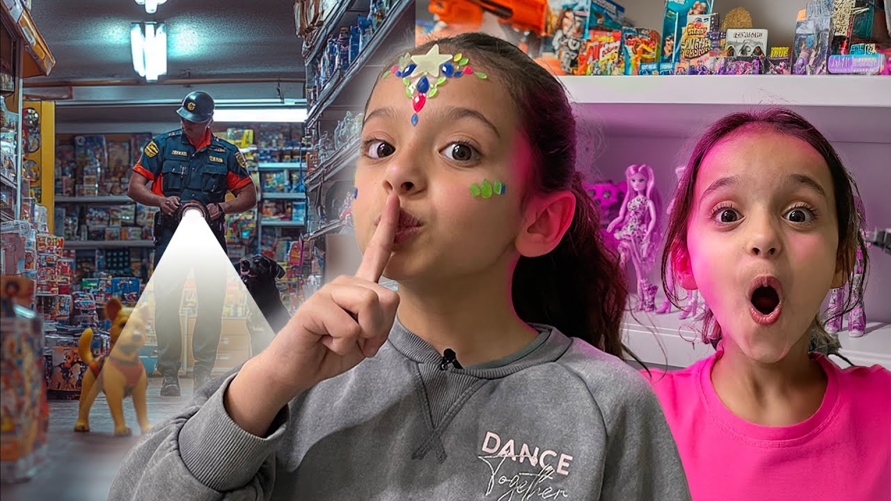 AYA FAMILY | CACH&Eacute;ES 24H dans un MAGASIN de JOUETS