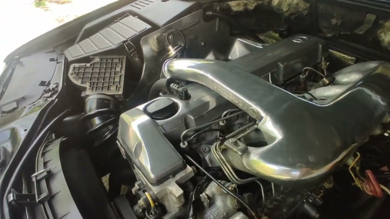 Mercedes W140 OM603 turbodiesel 3.5 first start and another day in the morning
