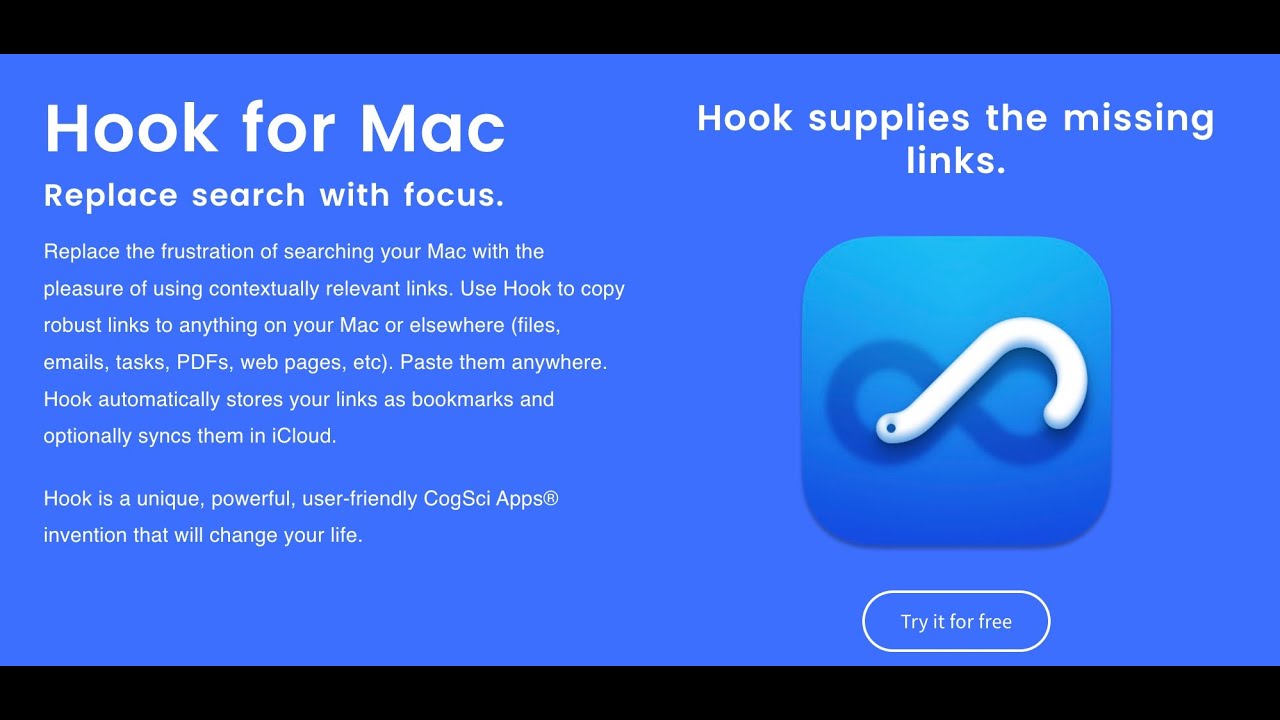 Hook for MacOS [Software / Application / Mac App Preview]